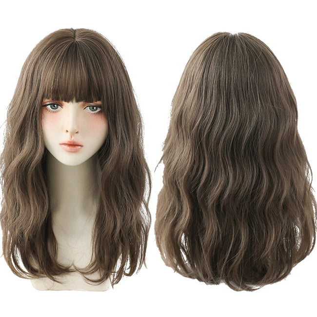 Deep Wave Wig With Bangs