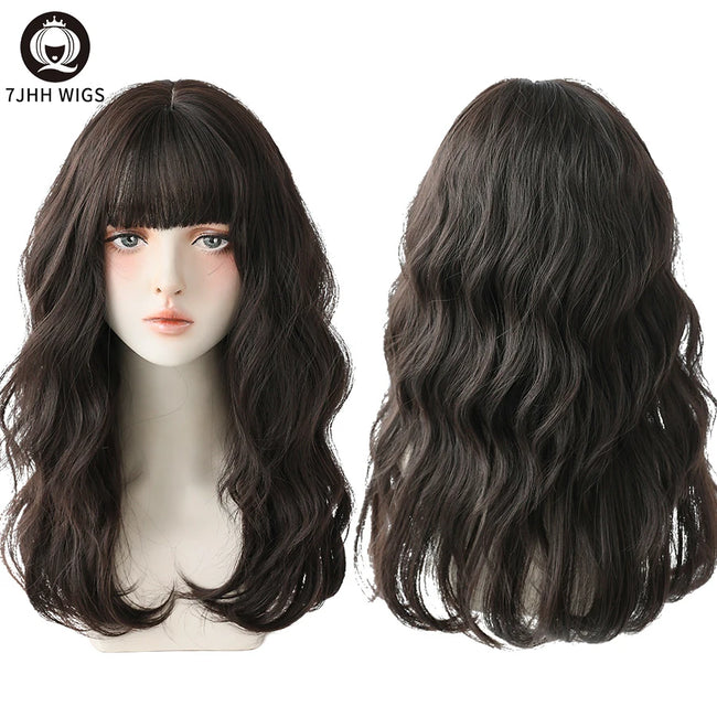 Deep Wave Wig With Bangs
