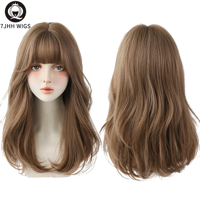Deep Wave Wig With Bangs