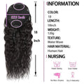 Curly Human Hair Drawstring Ponytail Extension