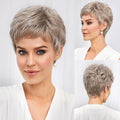 White Silver Gray Kanekalon Human Hairs