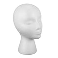 Female Styrofoam Foam Mannequin Manikin Head Model Hat Glasses Display Foam Mannequin Head Model Hat Wig Display Stand Rack