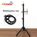 Wig Stand Tray Multifunction Hair Tray For Tripod Wig Stand Easy Usefor Hairdressing Training Making Wigs Tools Black Hair Tray