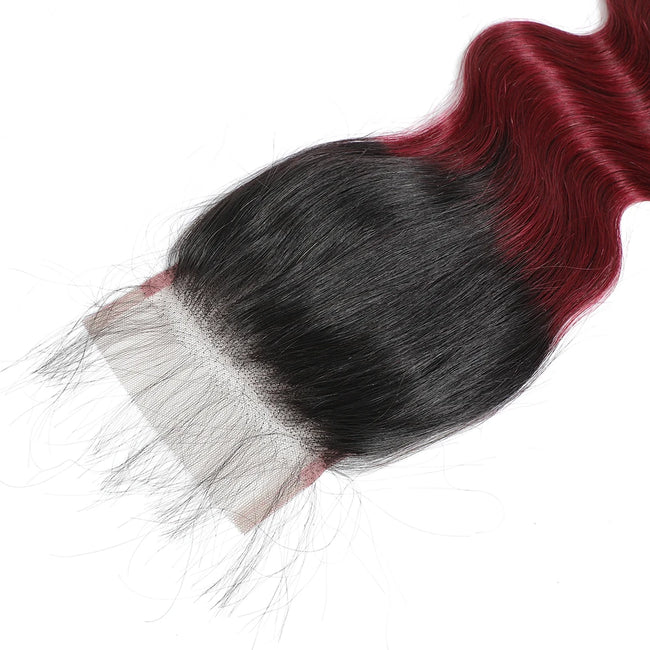 Brazilian Burgundy Human Hair Weave Bundles