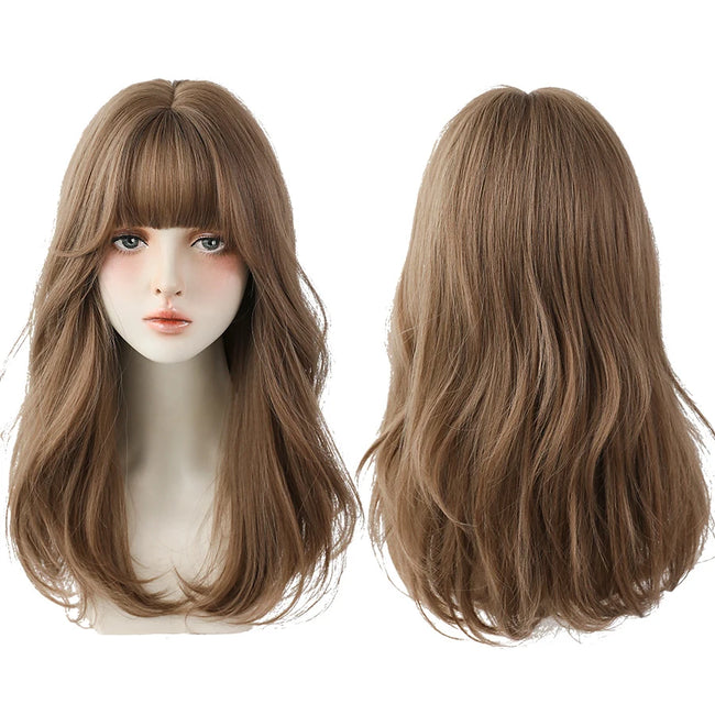 Deep Wave Wig With Bangs