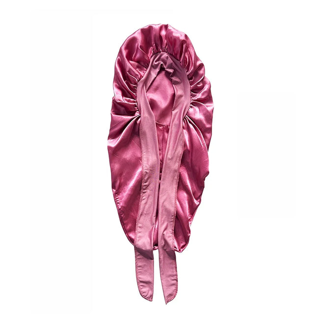 Long Satin Sleep Bonnet for Straight Curly Hair, Extra Large Hair Bonnets for Dreadlock And Braids