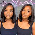 UNice Straight Human Hair Wig