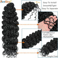 1-6 Packs GoGo Curl Crochet Hair