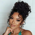 Deep Water Wave Human Hair Wig With Invisible Strap