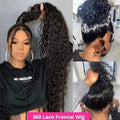 Deep Water Wave Human Hair Wig With Invisible Strap