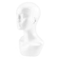 Female Styrofoam Foam Mannequin Manikin Head Model Hat Glasses Display Foam Mannequin Head Model Hat Wig Display Stand Rack