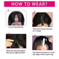 V Part Wig Human Hair Wig