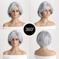 Short Natural Wig with Bangs