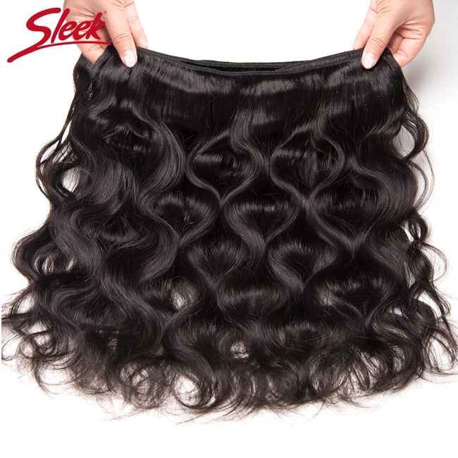 Sleek Body Wave Bundles Peruvian Hair Bundles