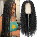 Box Braid Wig with Baby Hair Lace