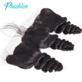 Loose Wave Lace Frontal Closure Brazilian Remy Human Hair