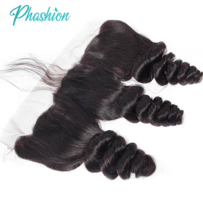 Loose Wave Lace Frontal Closure Brazilian Remy Human Hair