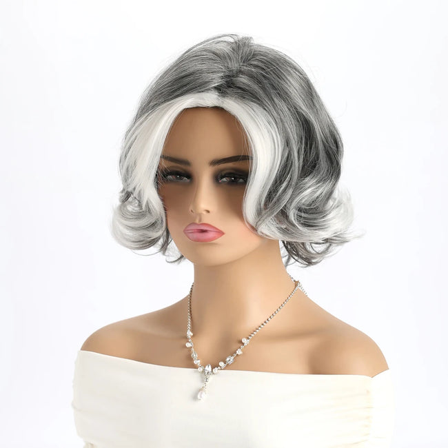 Short Natural Wig with Bangs