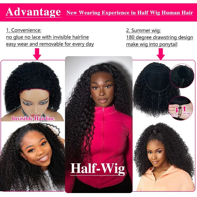 Burmese Curly Human Hair Wig