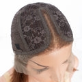 Highlight Brown Long Pixie Straight Bob
