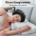 Wide-brimmed Satin Hair Bonnet for Sleeping