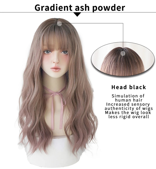 Deep Wave Wig With Bangs