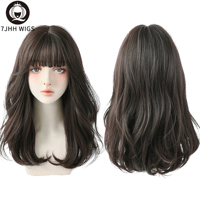 Deep Wave Wig With Bangs