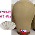 Cork Canvas Mannequin Head