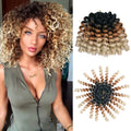 Curly Jumpy Wand Curl Jamaican Bounce Synthetic Braiding Hair Extensions