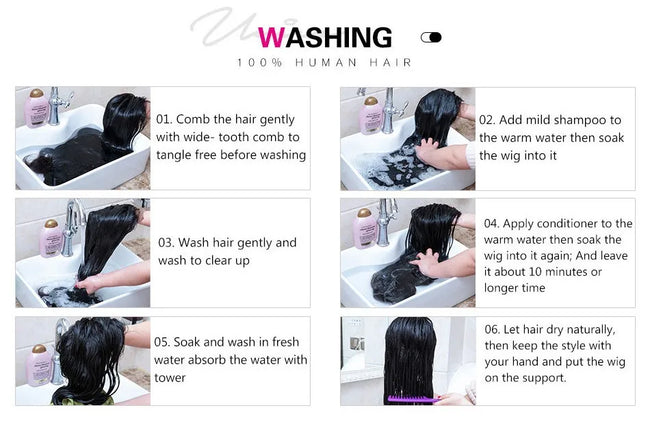 UNICE Layered Blowout Salt & Pepper Wig