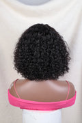 Jerry Curly Short Pixie Bob Cut Human Hair Wig With Bangs