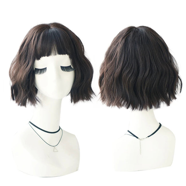 Deep Wave Wig With Bangs