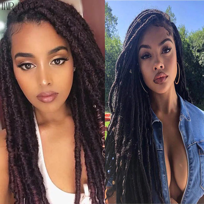 18"Synthetic Faux Locs Crochet Braid