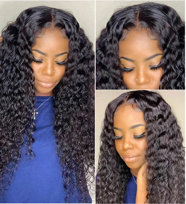 Deep Wave Lace Frontal Wig Curly Water Wave