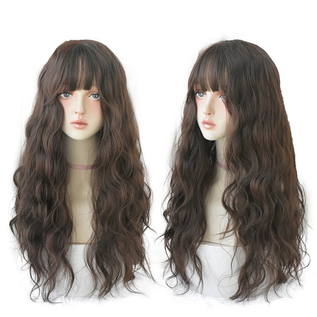 Deep Wave Wig With Bangs