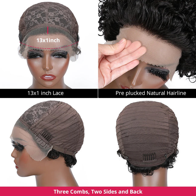 Unice Pixie Cut Wig Short Curly Wig