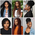 18"Synthetic Faux Locs Crochet Braid