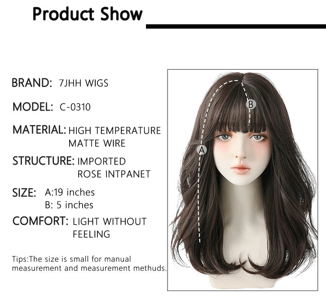 Deep Wave Wig With Bangs