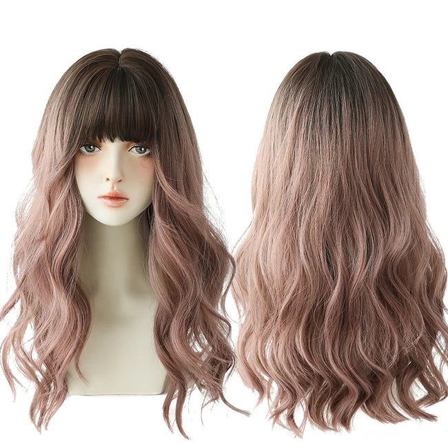 Deep Wave Wig With Bangs