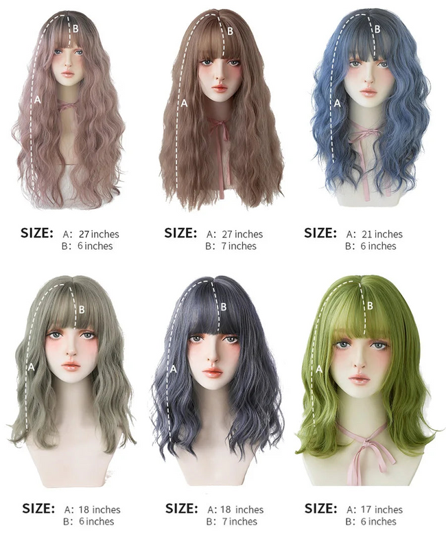 Deep Wave Wig With Bangs