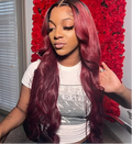 Brazilian Burgundy Human Hair Weave Bundles