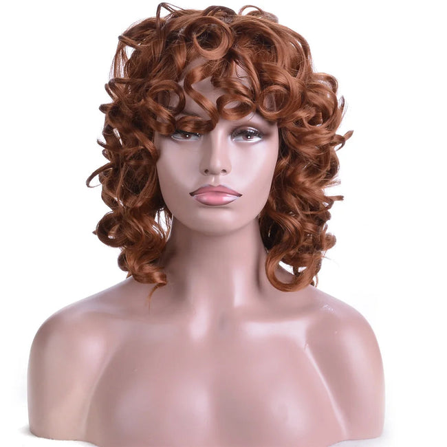 Short African Curly Synthetic Wig