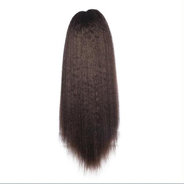 Kinky Straight Drawstring Synthetic Ponytail- 16in-24in (Multiple Colors)