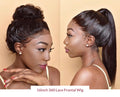 Premium Brazilian Body Wave 360 Lace Frontal Human Hair Wig with Baby Hair up to 34in.