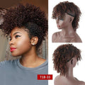 Curly Kinky Puff Mohawk With Bangs