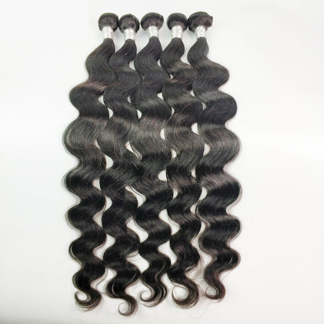 100% Brazilian Human Hair Body Wave Bundle Deal (8-40 Inches)