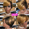 "Tracey" 6in Short Pixie Cut Wig Straight Bob Wigs With Bangs