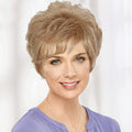Short Silver (gray) Wigs for Women-Synthetic